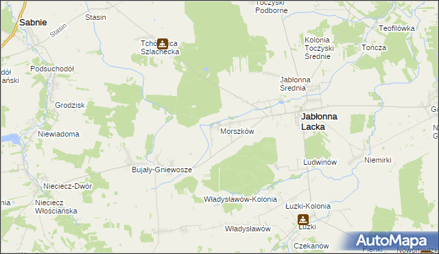 mapa Morszków, Morszków na mapie Targeo