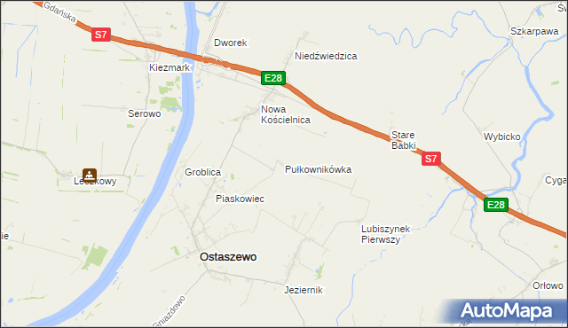 mapa Pułkownikówka, Pułkownikówka na mapie Targeo