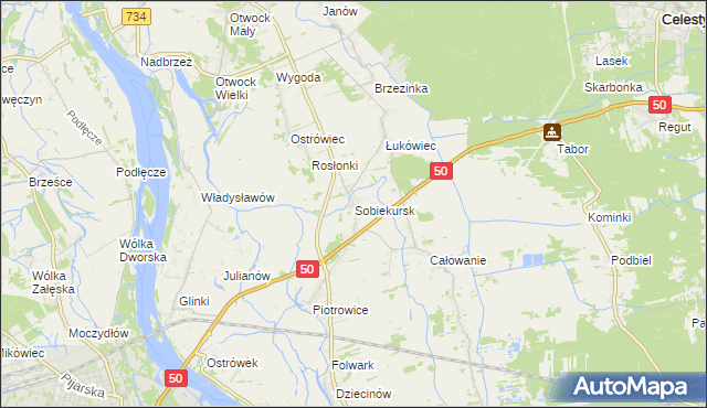 mapa Sobiekursk, Sobiekursk na mapie Targeo