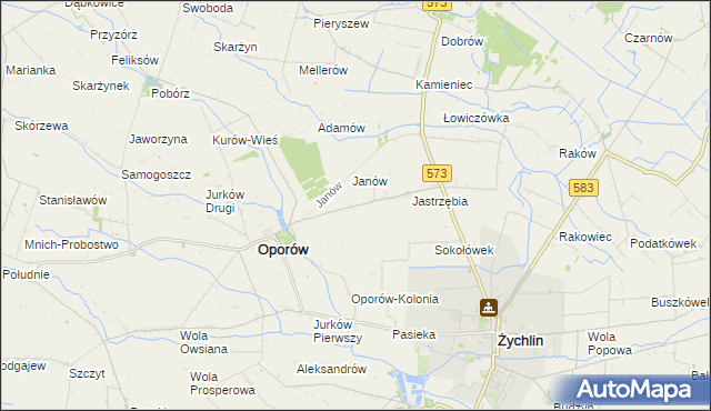 mapa Świechów, Świechów na mapie Targeo