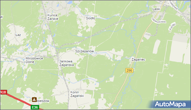 mapa Wilkowisko gmina Iłowa, Wilkowisko gmina Iłowa na mapie Targeo