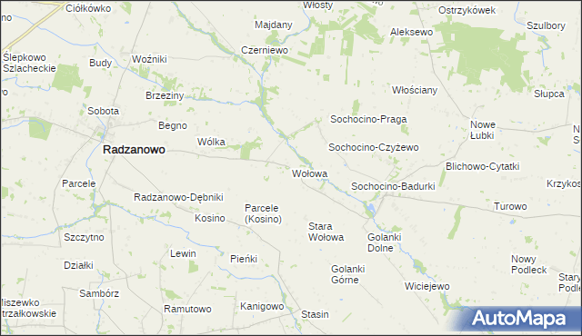 mapa Wołowa, Wołowa na mapie Targeo