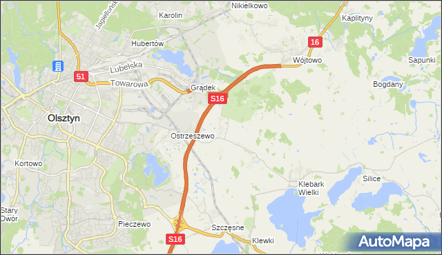 mapa Klebark Mały, Klebark Mały na mapie Targeo