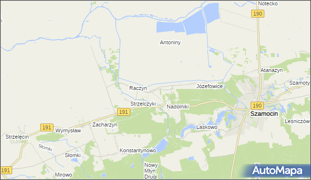 mapa Nałęcza, Nałęcza na mapie Targeo