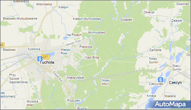 mapa Plaskosz, Plaskosz na mapie Targeo