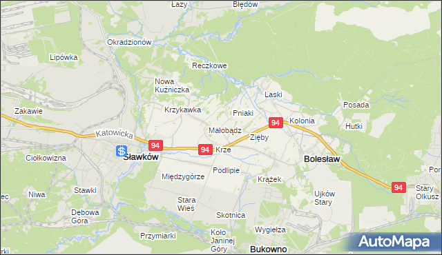 mapa Ujków Nowy, Ujków Nowy na mapie Targeo