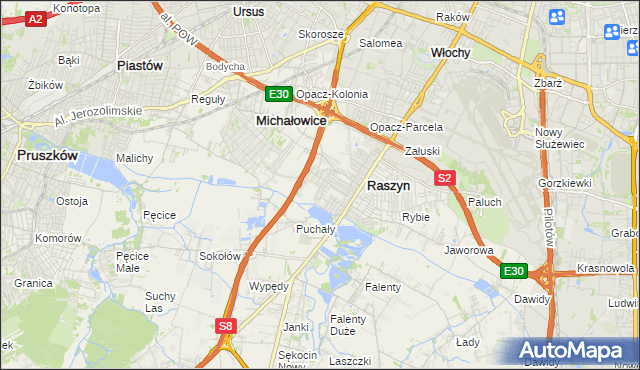 mapa Nowe Grocholice, Nowe Grocholice na mapie Targeo