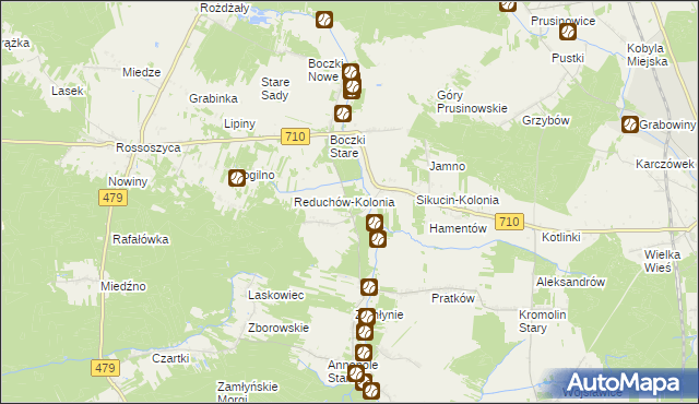 mapa Babiniec gmina Szadek, Babiniec gmina Szadek na mapie Targeo