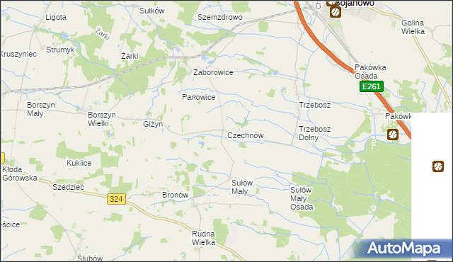 mapa Czechnów, Czechnów na mapie Targeo