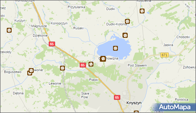 mapa Czechowizna, Czechowizna na mapie Targeo