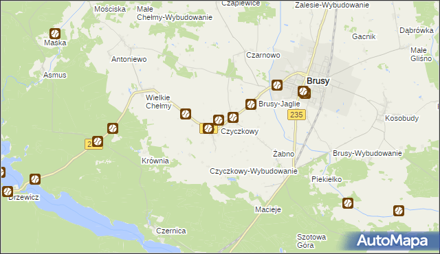 mapa Czyczkowy, Czyczkowy na mapie Targeo