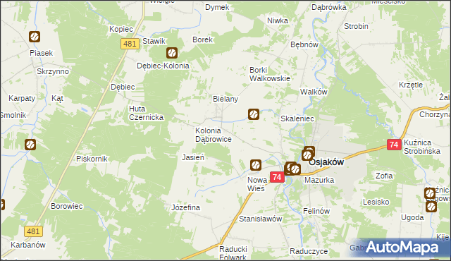 mapa Dolina Czernicka, Dolina Czernicka na mapie Targeo