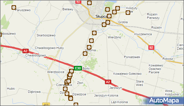 mapa Gółkowo, Gółkowo na mapie Targeo