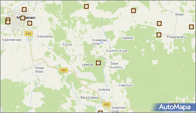 mapa Gorbacze, Gorbacze na mapie Targeo