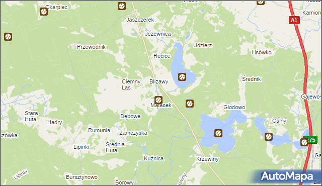 mapa Grabowa Góra, Grabowa Góra na mapie Targeo