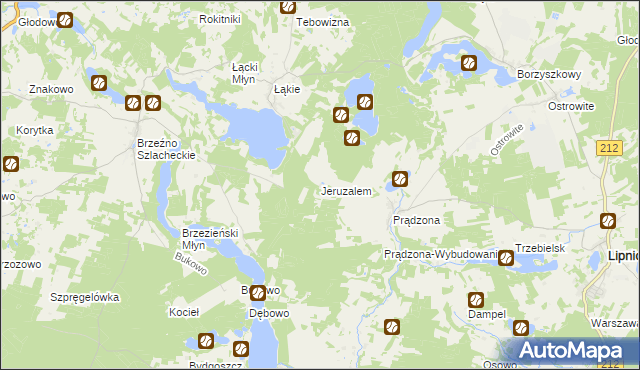 mapa Jeruzalem, Jeruzalem na mapie Targeo