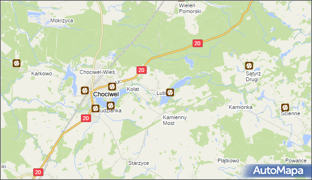 mapa Lublino, Lublino na mapie Targeo