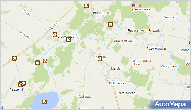 mapa Łyniew, Łyniew na mapie Targeo