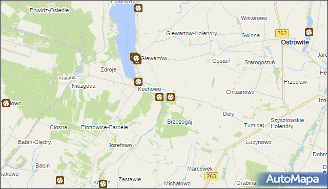 mapa Mieczownica, Mieczownica na mapie Targeo