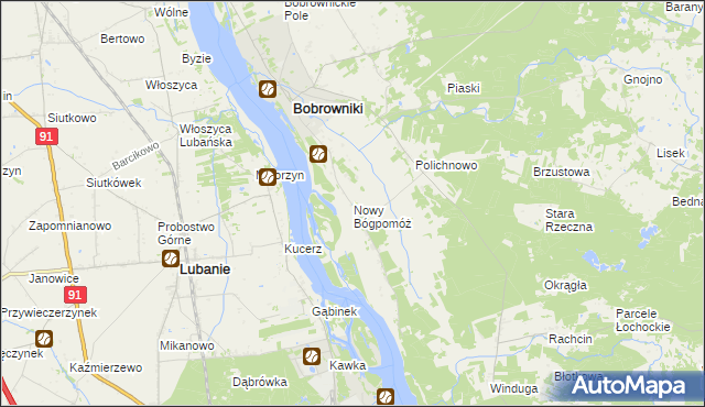 mapa Nowy Bógpomóż, Nowy Bógpomóż na mapie Targeo