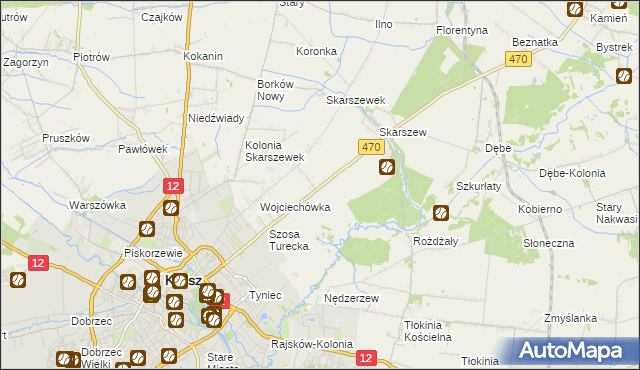 mapa Pólko gmina Żelazków, Pólko gmina Żelazków na mapie Targeo