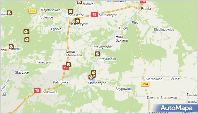 mapa Przyłubsko, Przyłubsko na mapie Targeo