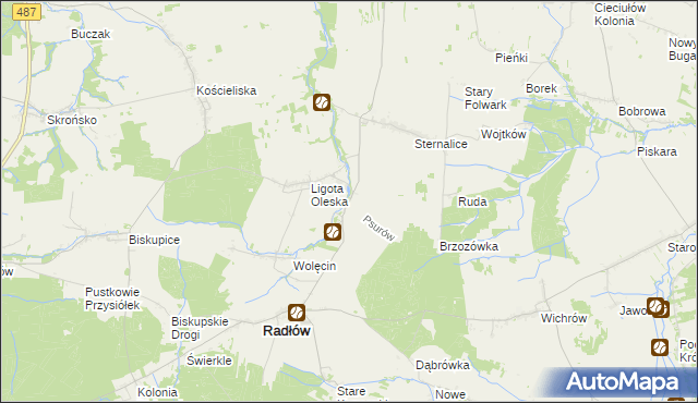 mapa Psurów, Psurów na mapie Targeo