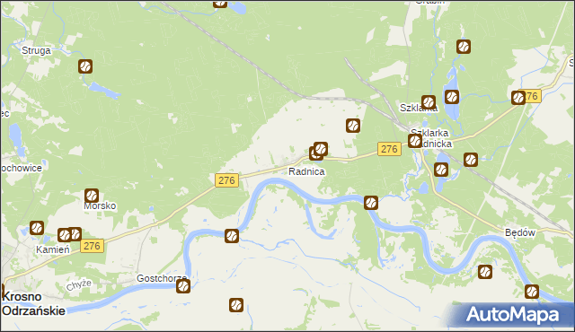 mapa Radnica, Radnica na mapie Targeo