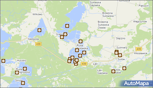 mapa Ruda Sułowska, Ruda Sułowska na mapie Targeo