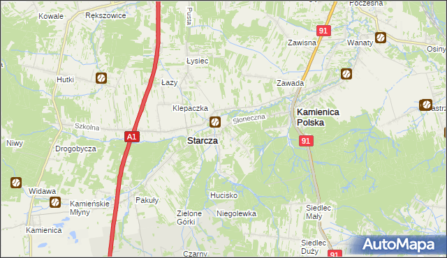 mapa Rudnik Wielki, Rudnik Wielki na mapie Targeo