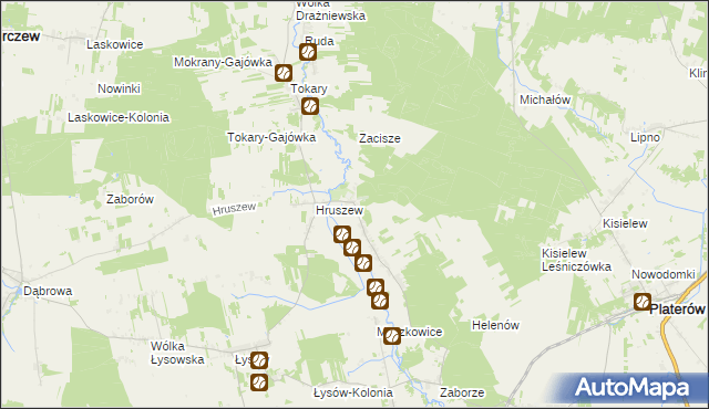 mapa Rusków, Rusków na mapie Targeo