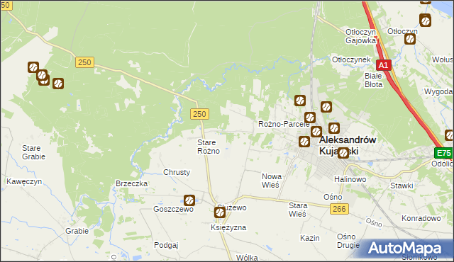 mapa Służewo-Pole, Służewo-Pole na mapie Targeo