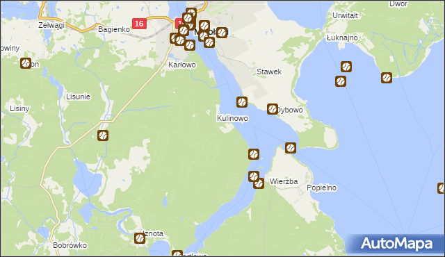 mapa Śniardewno, Śniardewno na mapie Targeo