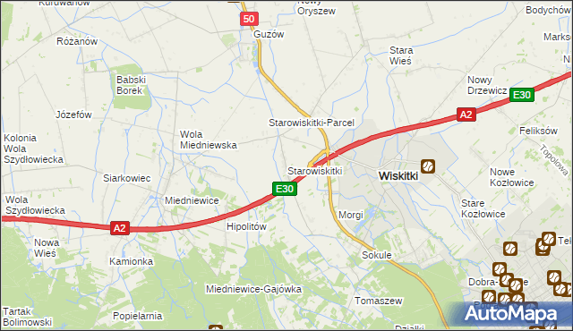 mapa Starowiskitki, Starowiskitki na mapie Targeo