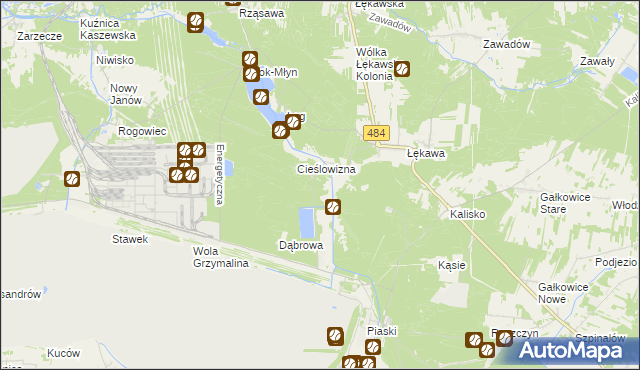 mapa Stefanowizna, Stefanowizna na mapie Targeo