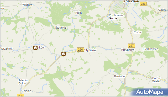 mapa Stypułów, Stypułów na mapie Targeo