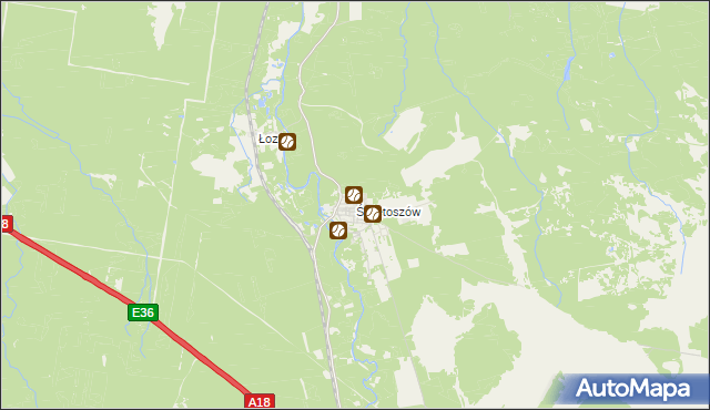 mapa Świętoszów, Świętoszów na mapie Targeo