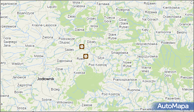 mapa Szyk, Szyk na mapie Targeo