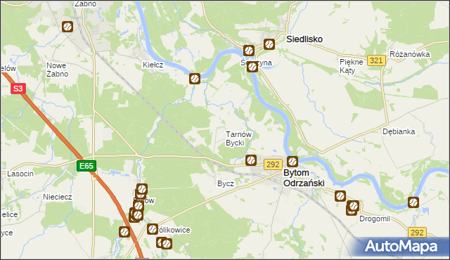 mapa Tarnów Bycki, Tarnów Bycki na mapie Targeo