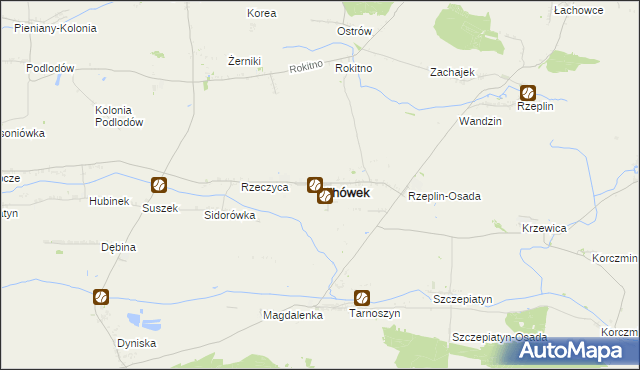 mapa Ulhówek, Ulhówek na mapie Targeo