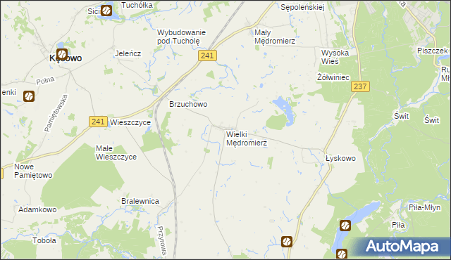 mapa Wielki Mędromierz, Wielki Mędromierz na mapie Targeo