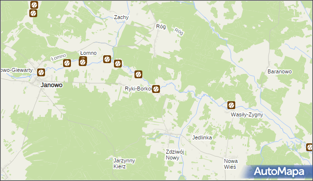 mapa Wólka Zdziwójska, Wólka Zdziwójska na mapie Targeo