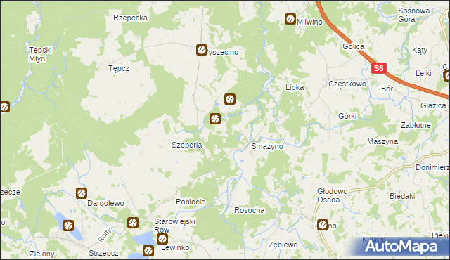 mapa Wyższe Pólko, Wyższe Pólko na mapie Targeo