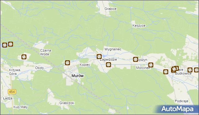 mapa Zagwiździe, Zagwiździe na mapie Targeo