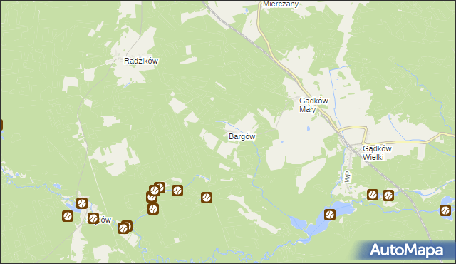 mapa Bargów, Bargów na mapie Targeo