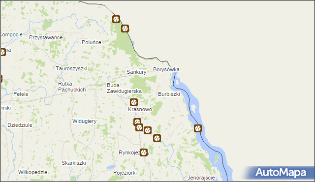 mapa Burbiszki, Burbiszki na mapie Targeo