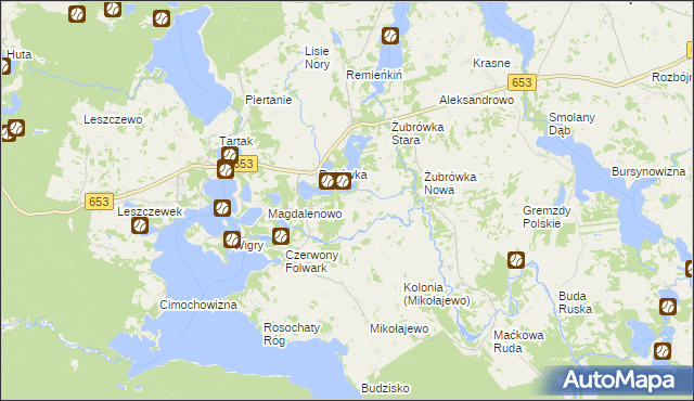 mapa Burdeniszki, Burdeniszki na mapie Targeo