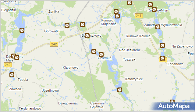 mapa Czarmuń, Czarmuń na mapie Targeo