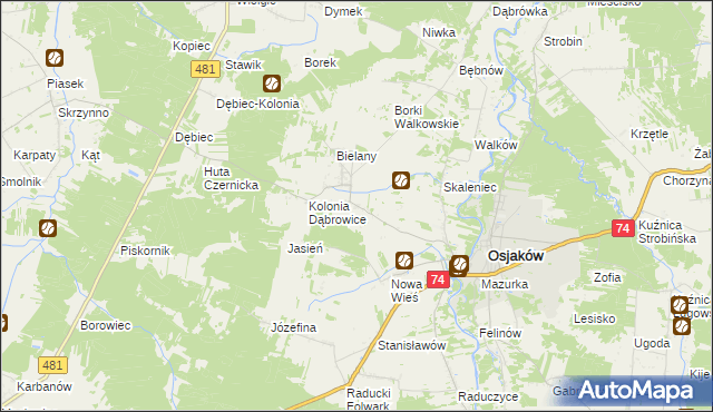 mapa Dolina Czernicka, Dolina Czernicka na mapie Targeo