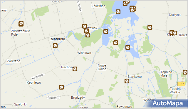 mapa Dzierzgonka, Dzierzgonka na mapie Targeo